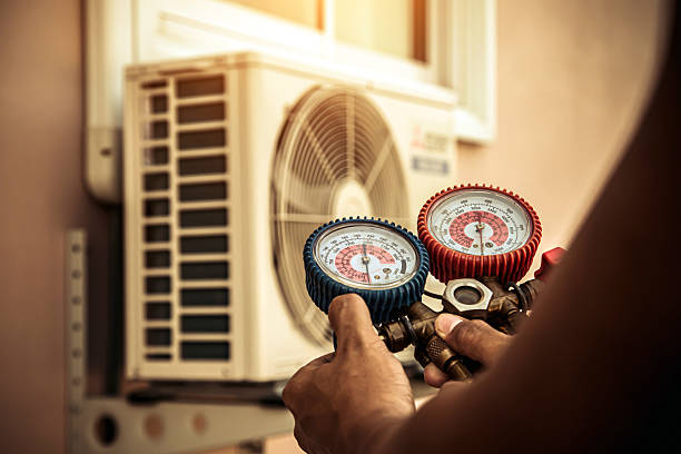 Professional Hvac Maintenance technician working in Sterling, CT